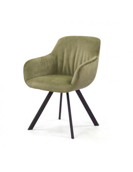 Poltrona imbottita e rivestita in velluto VELLUTO per ufficio e contract sde887008