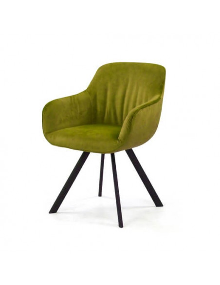 Armchair upholstered in velvet VELOURS for office and contract sde887008