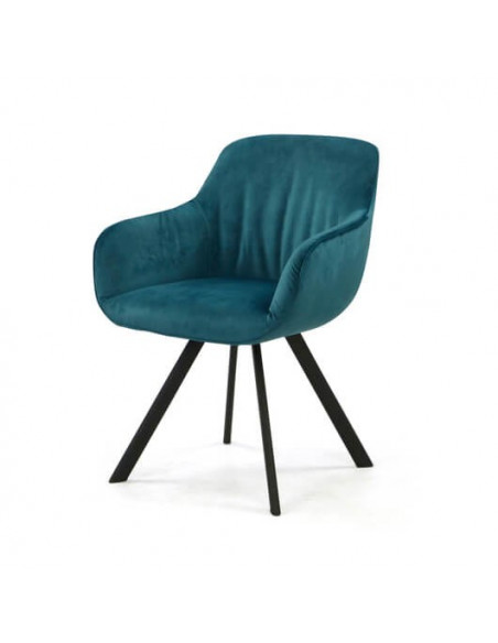 Armchair upholstered in velvet VELOURS for office and contract sde887008