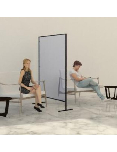 Cloison séparant anticontagios l'attention du public mop1022001