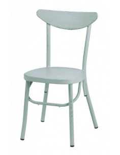 Retro  aluminum chair for bar and terrace sho1092029 2