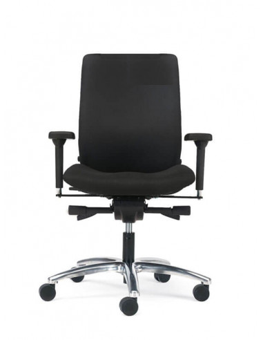 Sillón de oficina uso 24 horas syncro giratoria tapizada ste166007