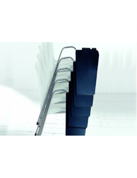 Chaise avec tablette écritoire empilable scolaire coloris spo72022