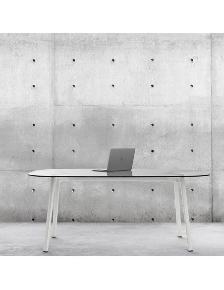 Table Vela  avec plateau en verre ou compact mho1032051