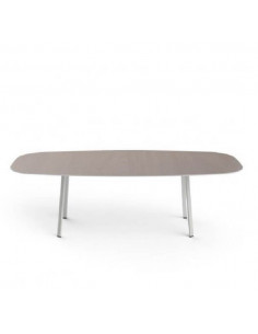 Design dinning Vela table with glass or compact top mho1032051 2