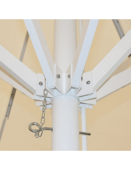 Aluminium crank sun umbrella 4x4 meters mpho2005006