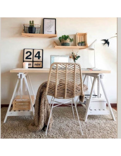 Mesa regulável em altura, com envelope em madeira ergonômico kme2016002