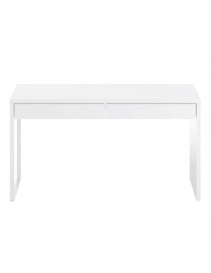Escriptori juvenil blanc amb 2 calaixos ESTILO. Taula d'ordinador juvenil  mju2010001 2