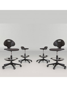 Sillas giratorias de oficina-Taburete giratorio industrial sop72023 2