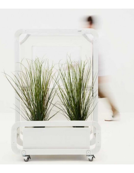 Biombo separador con jardineras para terrazas mse1104002