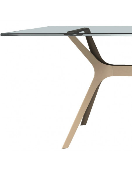 Mesas de esplanada Mesa de design com vidro mho1032066