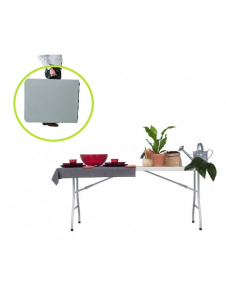 Mesa dobrável tipo mala de 180cm de qualidade mpl1061003