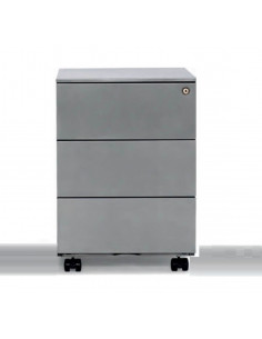 Calaixera de metall amb rodes i pany aca2033001 2