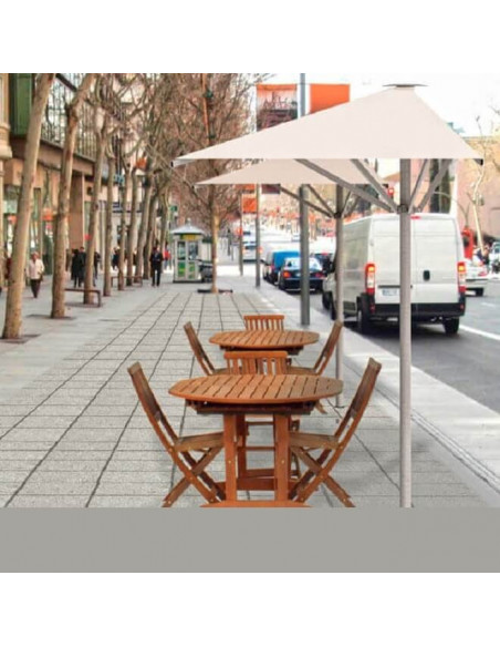 TOP CONTRACT Mástil Lateral Parasol profesional ELITE Desplazado pho2035003