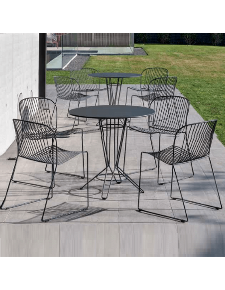 Cadeira vintage na haste galvanizada BOLONIA ISIMAR sho1145017