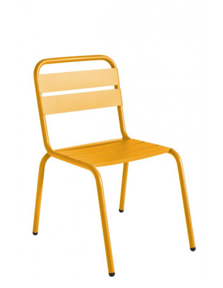 Silla de aluminio Barceloneta apilable sho1145006