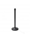 Royal Comp2037002 Poteau de barrière en acier inoxydable noir