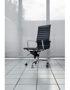 Fauteuil de bureau pivotant en cuir sho1027001 2