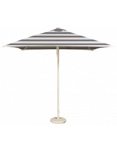 2.5x2.5m Parasol cuadrado aluminio EOLO en colores