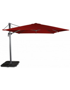 3x3 m CONTRACT Parasol cuadrado Flexo mástil lateral pho1104003