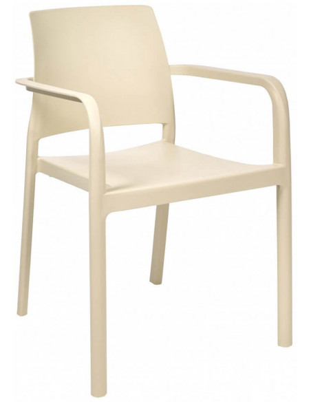 Sillón apilable de terraza Dock de Ezpeleta arena