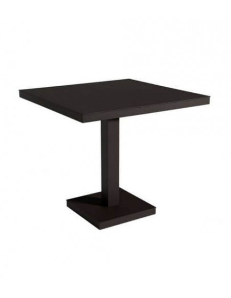 Mesa de aluminio pie central Barcino Resol mho1032038