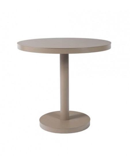 Mesa exterior de  aluminio redonda Barcino Resol mho1032040  Mesas de Terraza