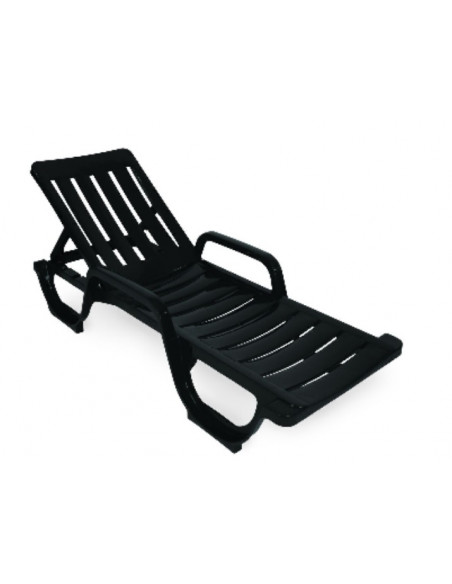 Chaise longue de piscine en polypropylène Joluce Malibu empilable STZ1040002