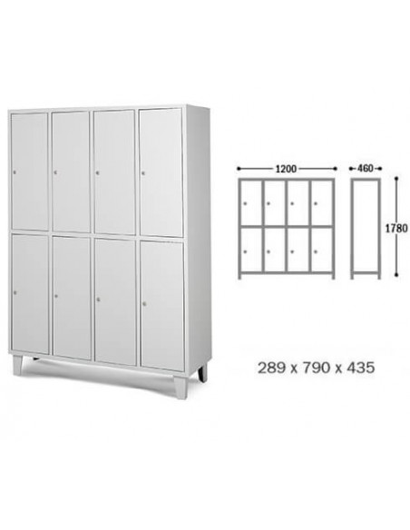 Box office metal 2 to 8 squares in various colors bes0137003
