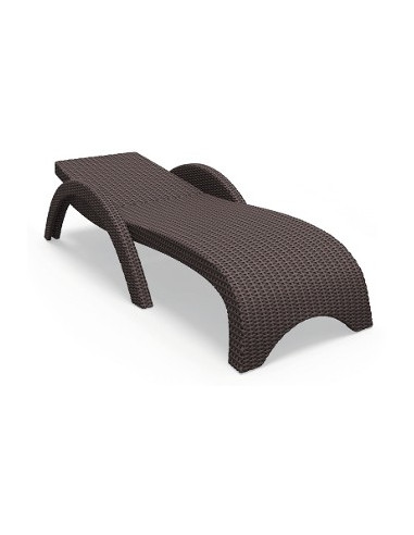 Swimming pool Sunlounger in rattan Siesta Fiji sho1061023