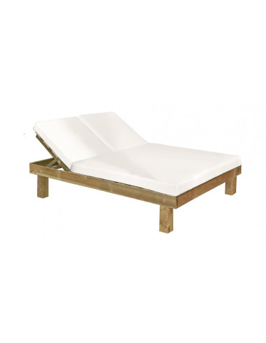 CHILLOUT double bain de soleil en bois sho2005010