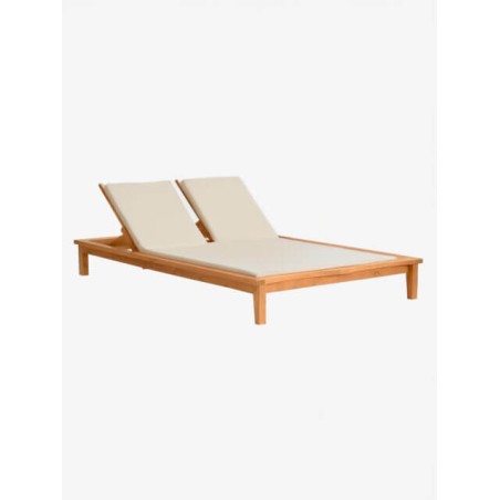CHILLOUT double wooden sun lounger sho2005010