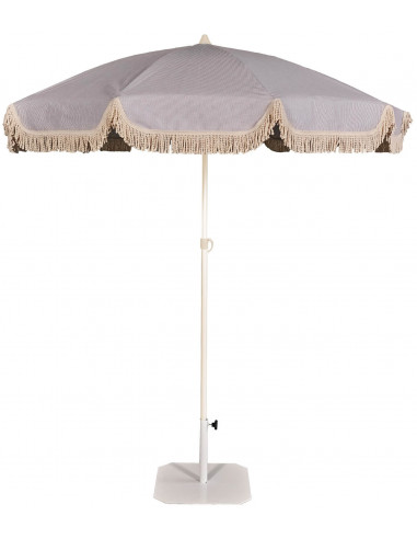 Parasol TOSCANA Diam 2m à franges pho1104025