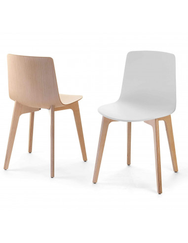 Silla Lottus WOOD HIGH de Enea para contract, oficina y hostelería spo227008