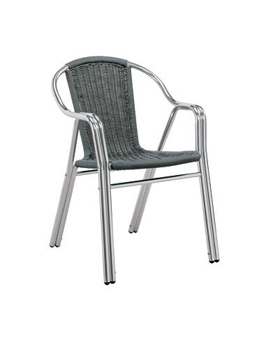 Stackable armchair in aluminium Edge By GARBAR sho1032007  Chairs terrace