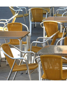 Tavoli da esterni Tavolo impilabile terrazza di alluminio GARBAR mho1032003 2