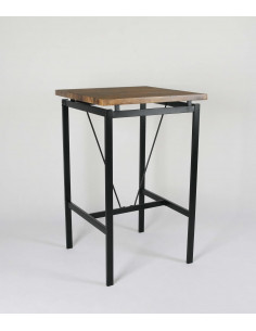 Taula alta de bar tipus barra ODIN QUADRADA 70x70cm mho2043003