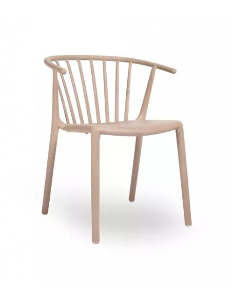 Silla green edition apilable WOODY de Resol sho1032105 MARRON