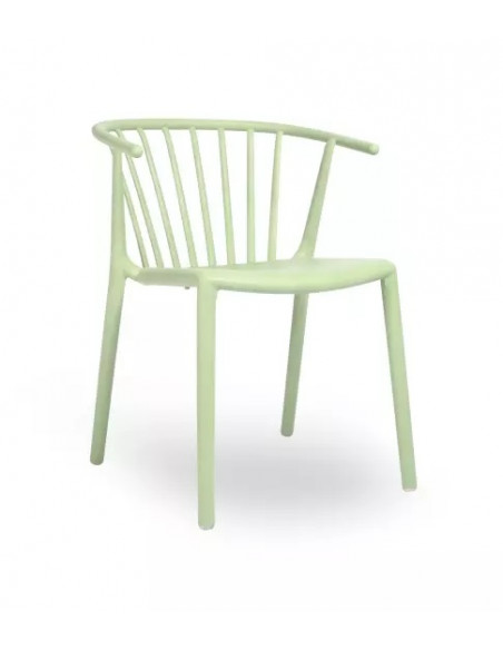 copy of Chaise colorée empilable WOODY par Resol sho1032091