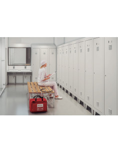 Banc de vestiaire à lattes...