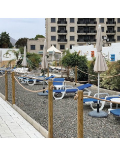 Diamétro 2m Guarda-chuva de inclinação com volante de entrega imediata pho2005021 2