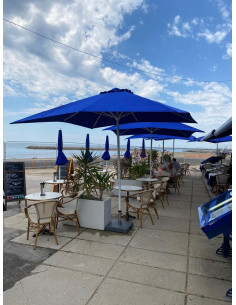 2.5x2.5m Parasol d'alumini per a terrasses hostaleria pho2005040 2