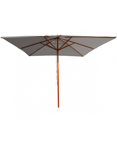 3x3m Parasol madera entrega inmediata taupe