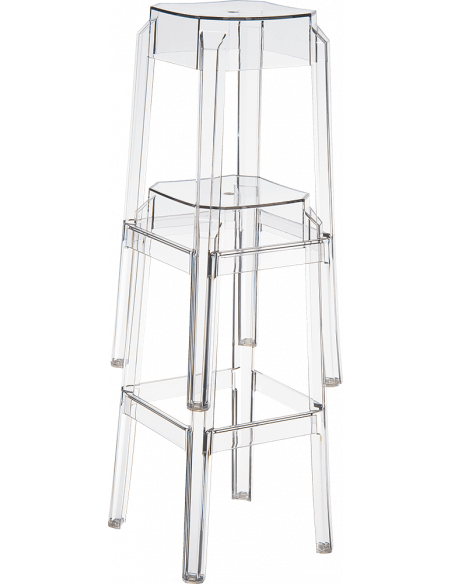 Taburete de diseño apilable Fox Darren de SIESTA sta1032045