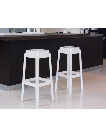 Taburete de diseño apilable Fox Darren de SIESTA sta1032045