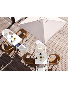 2.5x2.5m Square aluminium sunshade pho1104029-EZPELETA 2
