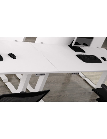 Wooden office desk with adjustable height Join mop1101062-DESKandSIT
