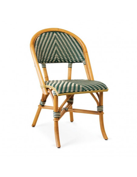 chaise entière verte