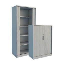 Tambour door office cabinets Austin