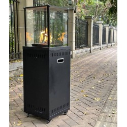 Calefactor de Disseny Quadrat de Gas amb Rodes SAMOA 2